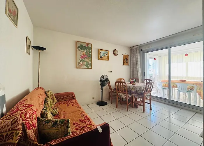 Argelès-sur-mer: T2, 4 Pers, Loggia, Parking, Piscine - Fr-1-309-499 * Argelès-sur-Mer